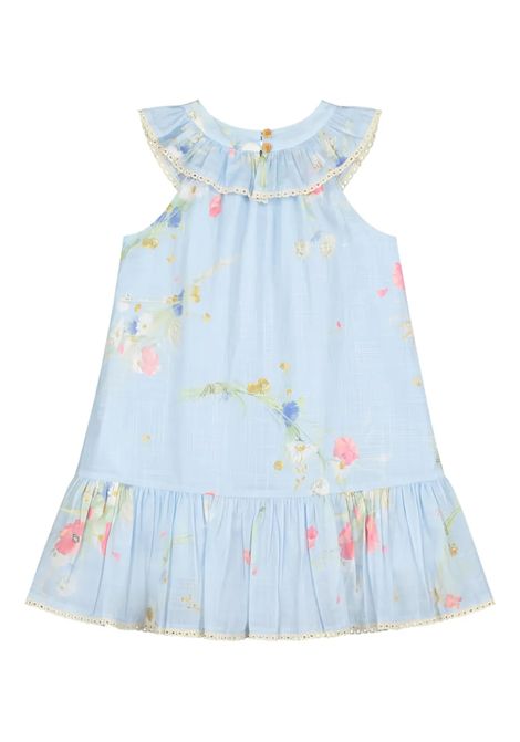 Abito con stampa ZIMMERMANN KIDS | 9084DSS252BLUE BOUQUET FLORAL BLUBQFLO